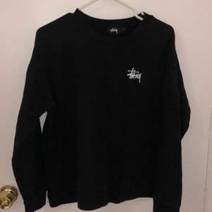 Black stussy sweatshirt